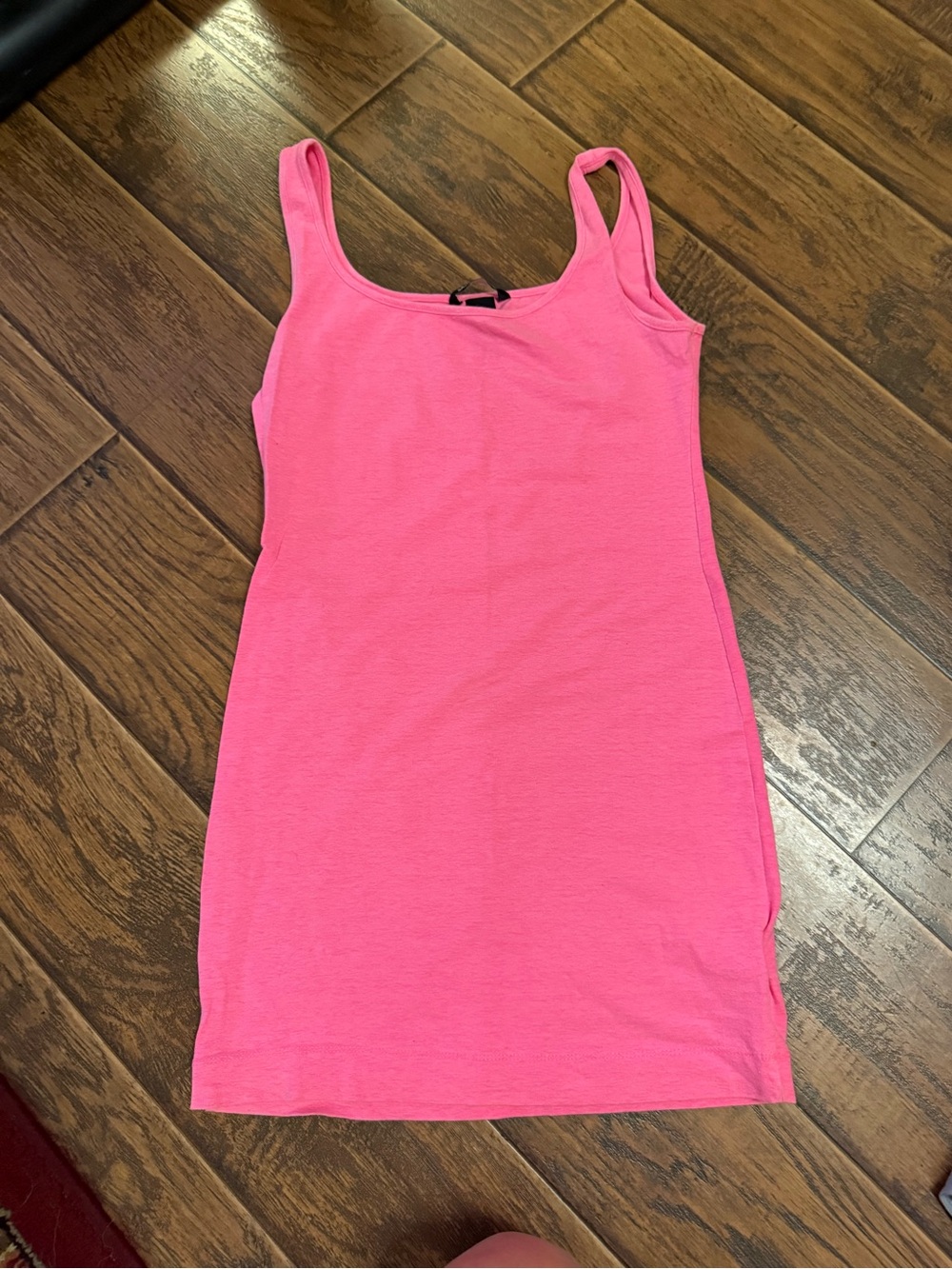 H&M Hot Pink Scoop Neck Tank Dress
